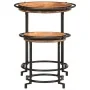 Juego de mesas auxiliar 2 piezas madera maciza de acacia by , Side tables - Ref: Foro24-4013514, Price: 101,88 €, Discount: %
