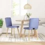Sillas de comedor 2 uds tela azul jeans by , dining chairs - Ref: Foro24-4101207, Price: 101,95 €, Discount: %