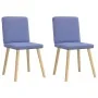 Sillas de comedor 2 uds tela azul jeans by , dining chairs - Ref: Foro24-4101207, Price: 101,95 €, Discount: %