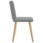 Sillas de comedor giratorias 2 unidades tela gris claro de , Sillas de comedor - Ref: Foro24-4101197, Precio: 101,95 €, Descu...