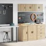 Armarios 2 uds para garaje madera de ingeniería roble sonoma by , Armarios industriales - Ref: Foro24-3328289, Price: 73,06 €...
