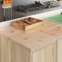 Armarios 2 uds para garaje madera de ingeniería roble sonoma by , Armarios industriales - Ref: Foro24-3328289, Price: 73,06 €...