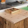 Armarios 2 uds para garaje madera ingeniería antigua madera by , Armarios industriales - Ref: Foro24-3328294, Price: 73,06 €,...