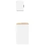 Armarios 2 uds para garaje madera de ingeniería blanco by , Armarios industriales - Ref: Foro24-3328305, Price: 127,01 €, Dis...