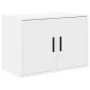 Armarios 2 uds para garaje madera de ingeniería blanco by , Armarios industriales - Ref: Foro24-3328305, Price: 127,01 €, Dis...