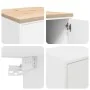 Armarios 2 uds para garaje madera de ingeniería blanco by , Armarios industriales - Ref: Foro24-3328305, Price: 127,01 €, Dis...
