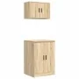 Armarios 2 uds para garaje madera de ingeniería roble sonoma von , Armarios industriales - Ref: Foro24-3328307, Preis: 143,43...