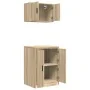 Armarios 2 uds para garaje madera de ingeniería roble sonoma von , Armarios industriales - Ref: Foro24-3328307, Preis: 143,43...
