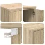 Armarios 2 uds para garaje madera de ingeniería roble sonoma von , Armarios industriales - Ref: Foro24-3328307, Preis: 143,43...