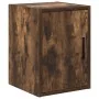 Armarios 2 uds para garaje madera ingeniería roble ahumado by , Armarios industriales - Ref: Foro24-3328318, Price: 89,41 €, ...