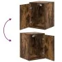 Armarios 2 uds para garaje madera ingeniería roble ahumado by , Armarios industriales - Ref: Foro24-3328318, Price: 89,41 €, ...