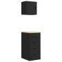 Armarios 2 uds para garaje madera de ingeniería negro by , Armarios industriales - Ref: Foro24-3328324, Price: 116,32 €, Disc...