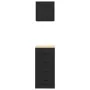 Armarios 2 uds para garaje madera de ingeniería negro by , Armarios industriales - Ref: Foro24-3328324, Price: 116,32 €, Disc...
