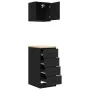 Armarios 2 uds para garaje madera de ingeniería negro by , Armarios industriales - Ref: Foro24-3328324, Price: 116,32 €, Disc...