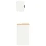 Armarios 2 uds para garaje madera de ingeniería blanco by , Armarios industriales - Ref: Foro24-3328332, Price: 139,21 €, Dis...