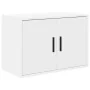 Armarios 2 uds para garaje madera de ingeniería blanco by , Armarios industriales - Ref: Foro24-3328332, Price: 139,21 €, Dis...
