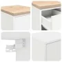 Armarios 2 uds para garaje madera de ingeniería blanco by , Armarios industriales - Ref: Foro24-3328332, Price: 139,21 €, Dis...