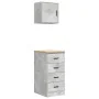 Armarios 2 uds para garaje madera de ingeniería ris hormigón by , Armarios industriales - Ref: Foro24-3328326, Price: 103,18 ...