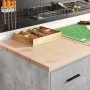 Armarios 2 uds para garaje madera de ingeniería ris hormigón by , Armarios industriales - Ref: Foro24-3328326, Price: 103,18 ...