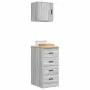 Armarios 2 uds para garaje madera de ingeniería ris hormigón by , Armarios industriales - Ref: Foro24-3328326, Price: 103,18 ...