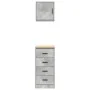 Armarios 2 uds para garaje madera de ingeniería ris hormigón by , Armarios industriales - Ref: Foro24-3328326, Price: 103,18 ...