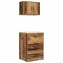 Armarios 2 uds para garaje madera ingeniería antigua madera by , Armarios industriales - Ref: Foro24-3328339, Price: 129,45 €...