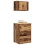 Armarios 2 uds para garaje madera ingeniería antigua madera by , Armarios industriales - Ref: Foro24-3328339, Price: 129,45 €...