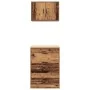 Armarios 2 uds para garaje madera ingeniería antigua madera by , Armarios industriales - Ref: Foro24-3328339, Price: 129,45 €...