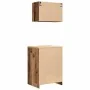 Armarios 2 uds para garaje madera ingeniería antigua madera by , Armarios industriales - Ref: Foro24-3328339, Price: 129,45 €...