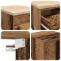 Armarios 2 uds para garaje madera ingeniería antigua madera by , Armarios industriales - Ref: Foro24-3328339, Price: 129,45 €...