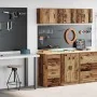 Armarios 2 uds para garaje madera ingeniería antigua madera by , Armarios industriales - Ref: Foro24-3328330, Price: 103,18 €...