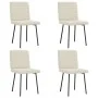 Sillas de comedor 4 unidades terciopelo crema by , dining chairs - Ref: Foro24-3315265, Price: 166,00 €, Discount: %