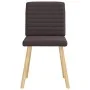 Sillas de comedor 4 unidades tela marrón oscuro von , Essstühle - Ref: Foro24-3315278, Preis: 198,40 €, Rabatt: %