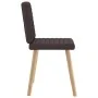 Sillas de comedor 4 unidades tela marrón oscuro von , Essstühle - Ref: Foro24-3315278, Preis: 198,40 €, Rabatt: %