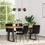 Sillas de comedor 4 unidades terciopelo negro | Tu tienda online para hogar, jardín y más Foro24.es