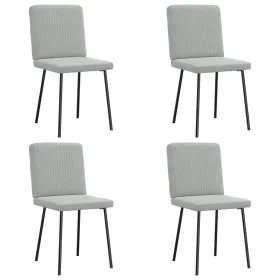 Sillas de comedor 4 unidades terciopelo gris claro von , Essstühle - Ref: Foro24-3315286, Preis: 165,26 €, Rabatt: %