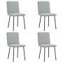 Sillas de comedor 4 unidades terciopelo gris claro von , Essstühle - Ref: Foro24-3315286, Preis: 165,26 €, Rabatt: %