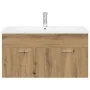 Mueble para lavabo con lavabo empotrado artesanal de roble by , Bathroom furniture - Ref: Foro24-3328910, Price: 300,13 €, Di...