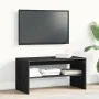 Mueble de TV madera de ingeniería roble negro 80x40x40 cm by , TV Furniture - Ref: Foro24-859110, Price: 42,25 €, Discount: %