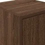 Armarios de pared 2 uds para garaje madera marrón roble by , Armarios industriales - Ref: Foro24-860620, Price: 43,78 €, Disc...