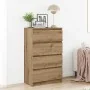 Aparador de madera de ingeniería roble artisan 60x35x98,5 cm by , Sideboards - Ref: Foro24-861129, Price: 109,00 €, Discount: %