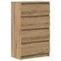 Aparador de madera de ingeniería roble artisan 60x35x98,5 cm by , Sideboards - Ref: Foro24-861129, Price: 109,00 €, Discount: %
