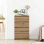 Aparador de madera de ingeniería roble artisan 60x35x98,5 cm by , Sideboards - Ref: Foro24-861129, Price: 109,00 €, Discount: %