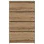 Aparador de madera de ingeniería roble artisan 60x35x98,5 cm by , Sideboards - Ref: Foro24-861129, Price: 109,00 €, Discount: %