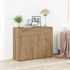 Aparador madera de ingeniería roble artisian 88x30x70 cm by , Sideboards - Ref: Foro24-861141, Price: 100,65 €, Discount: %