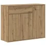 Aparador madera de ingeniería roble artisian 88x30x70 cm by , Sideboards - Ref: Foro24-861141, Price: 100,65 €, Discount: %