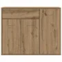 Aparador madera de ingeniería roble artisian 88x30x70 cm by , Sideboards - Ref: Foro24-861141, Price: 100,65 €, Discount: %