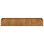 Jardinera oxidada 280x80x40 cm acero corten by , Pots and planters - Ref: Foro24-860765, Price: 136,51 €, Discount: %