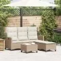 Juego de sofás de jardín en forma de L con cojines 3 pzas beige von , Gartensets - Ref: Foro24-3328642, Preis: 508,12 €, Raba...