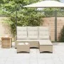 Juego de sofás de jardín en forma de L con cojines 3 pzas beige von , Gartensets - Ref: Foro24-3328642, Preis: 508,12 €, Raba...